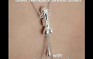 Lover - Penis Necklace with Nipple Rings