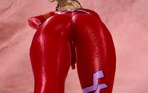 Red Suit Lady MMD Hot