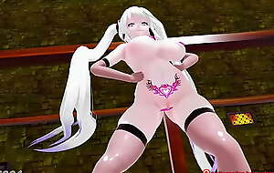 HENTAI THICC MIKU NUDE DANCE BASS KNIGHT MMD EMERALD HAIR COLOR EDIT SMIXIX ️