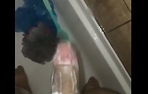 Hard cock in the shower