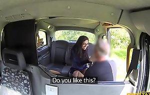 Tall girl in boots gets fucked steadfast by a cab driver
