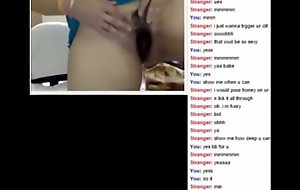 chat lesbian girl shows boobs and hairy love tunnel in web camera