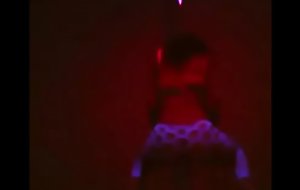 horny black bigbooty female stripper pole danceing