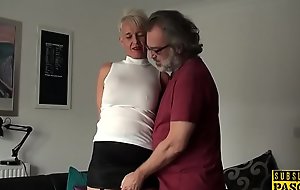 Busty british gilf fucked right into an asshole apart from maledom