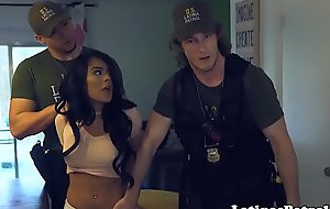 Real petite latina fucked by officer